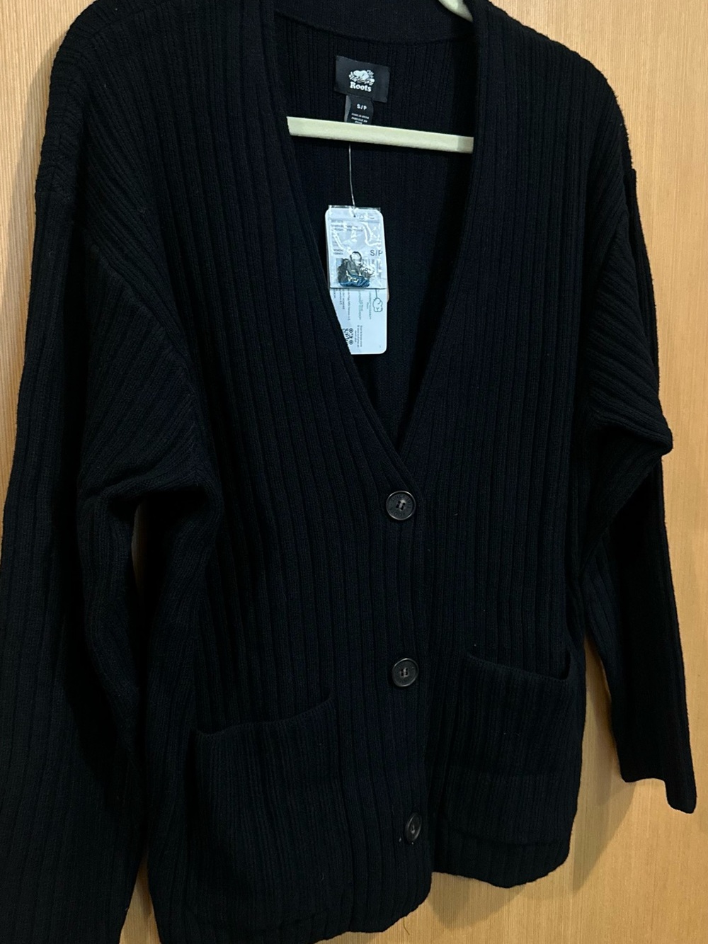 NWT Roots Bowen Rib Cardigan | Size S - Picture 3 of 7